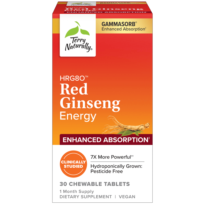 HRG80 Red Ginseng Energy Chewable | Terry Naturally
